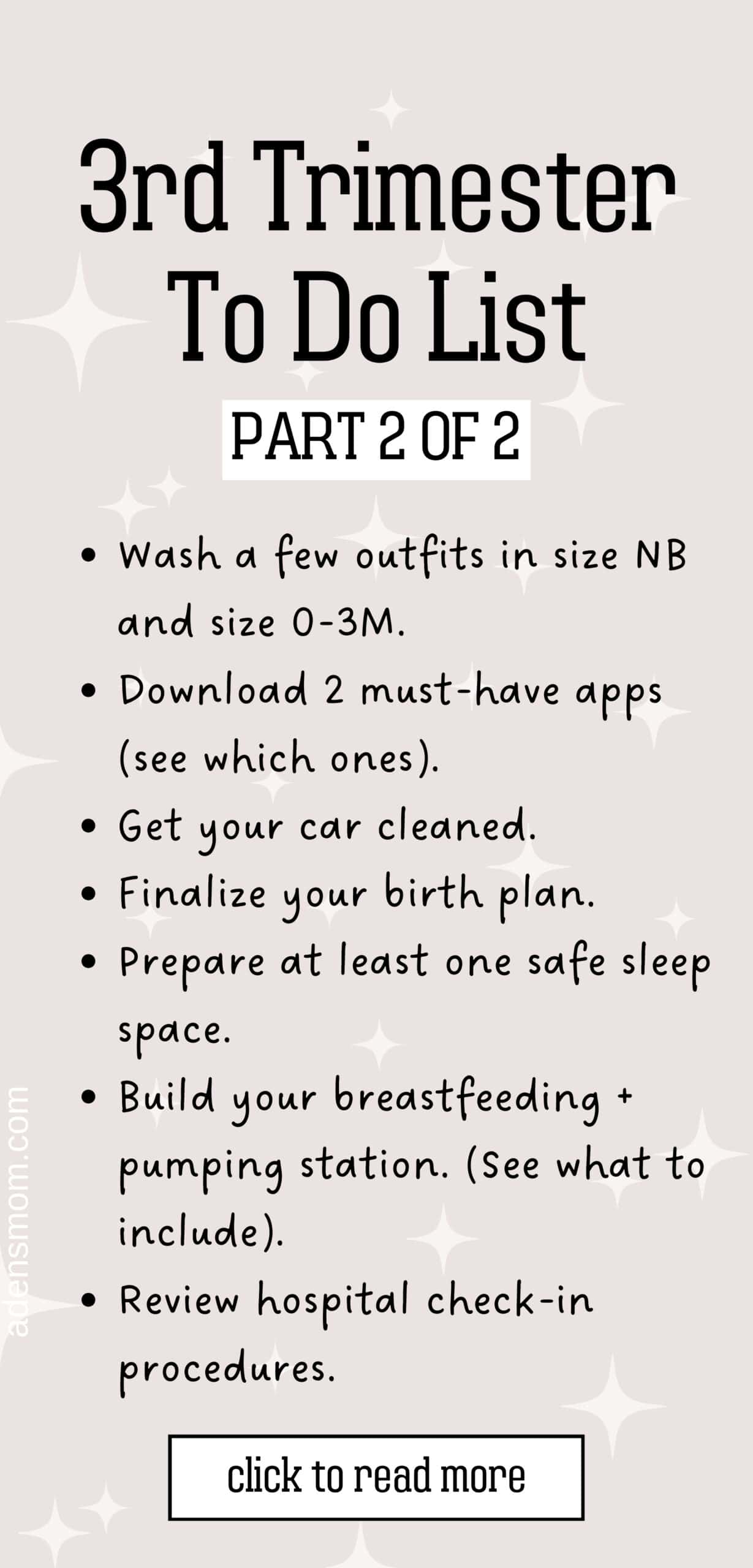 Third Trimester Checklist (2024): Not-So-Obvious To Dos