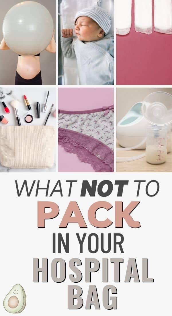 what not to pack hospital bag birth