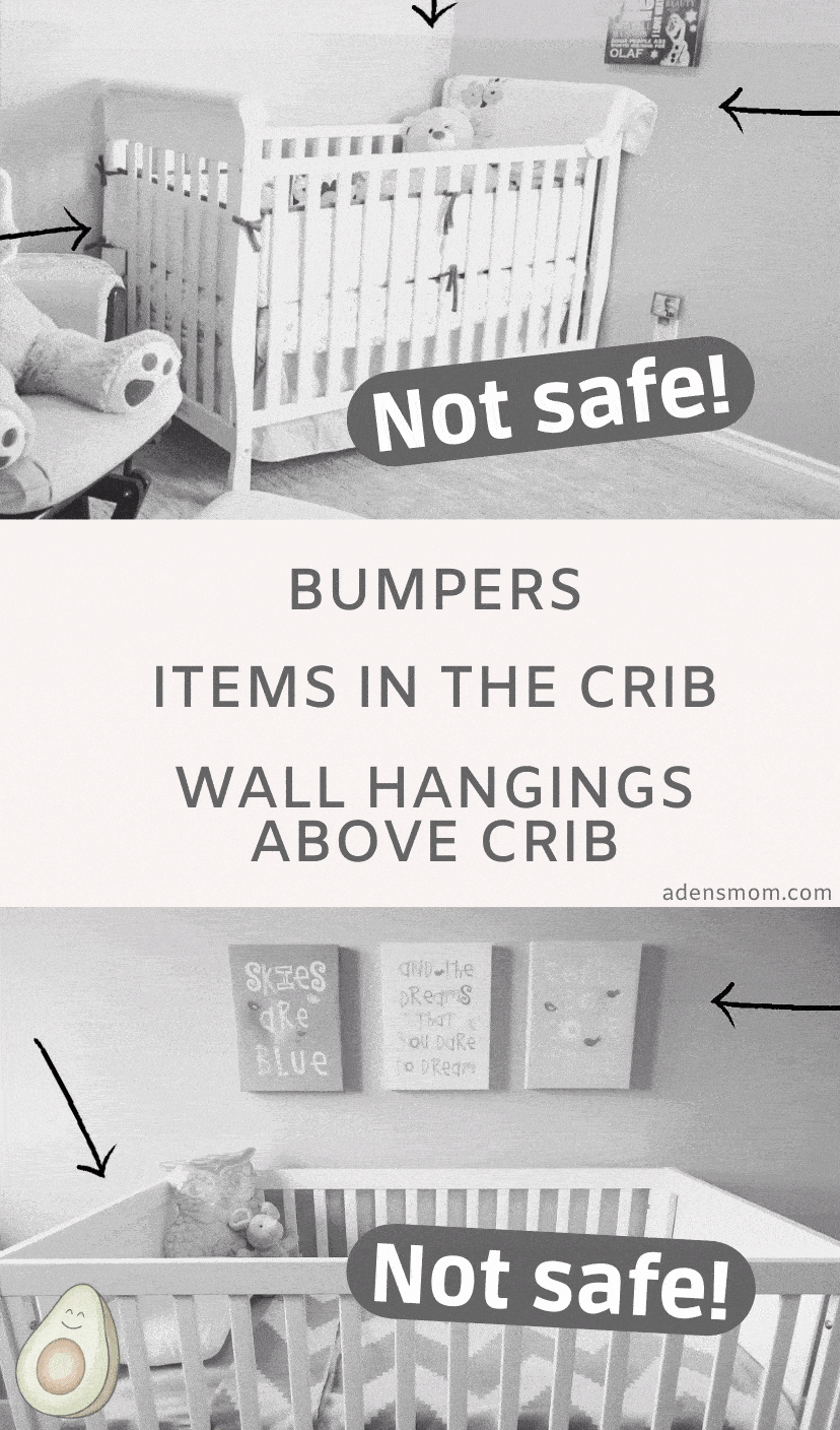 unsafe nursery items not to put on baby registry