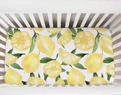lemons crib sheet thefarmhousenestco
