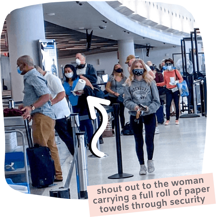 going through airport security coronavirus airport security coronavirus