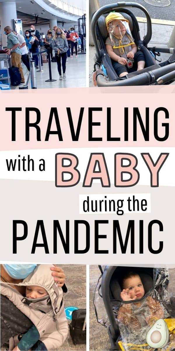 traveling-flying-baby-pandemic air travel with baby during pandemic pin