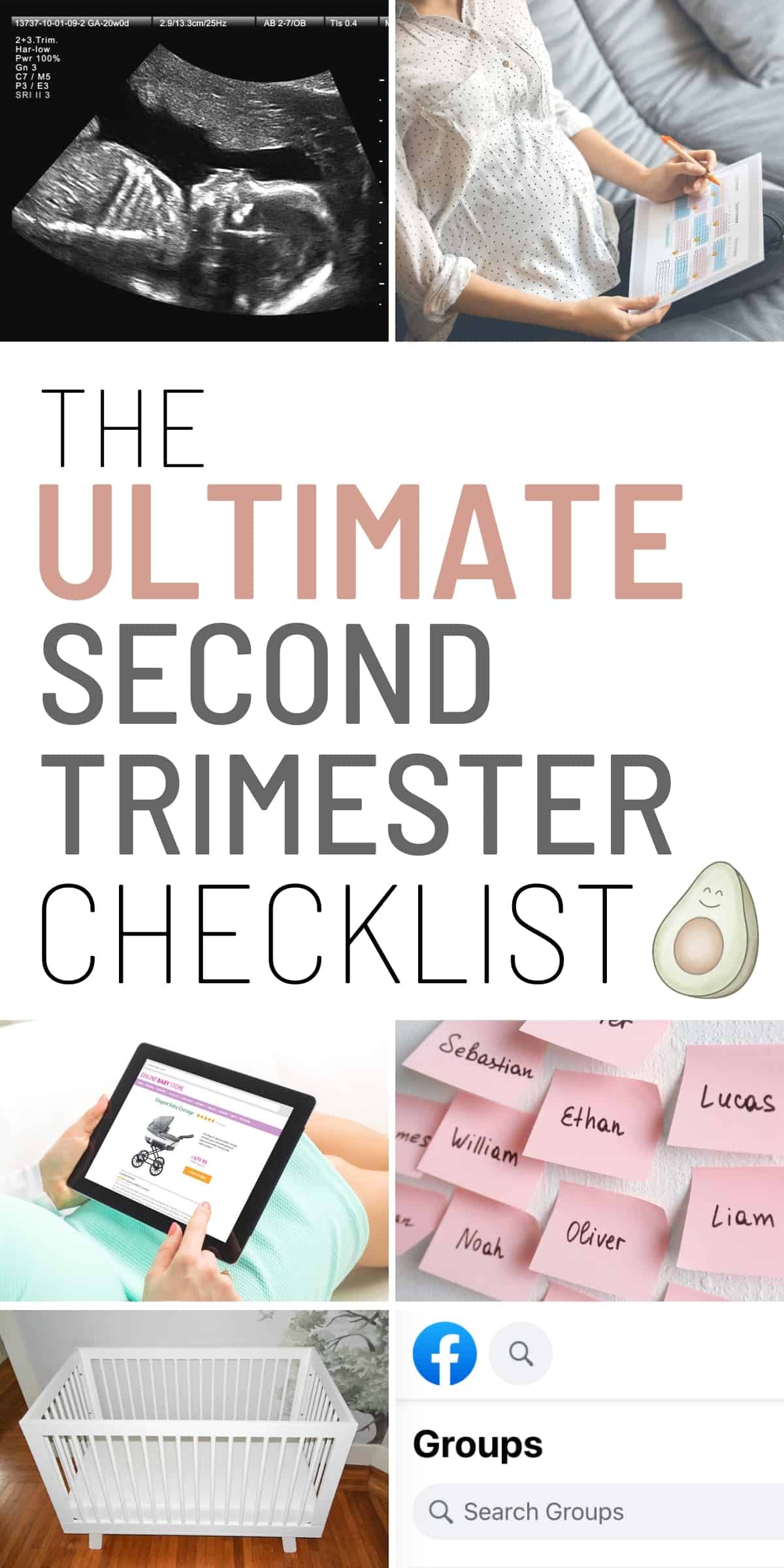 second trimester checklist pin