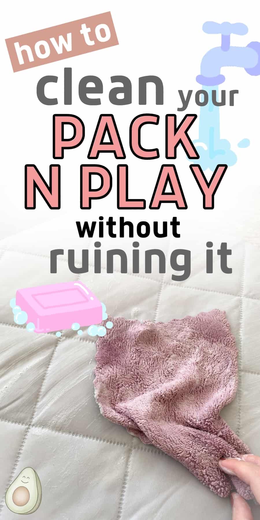 how to clean pack n play