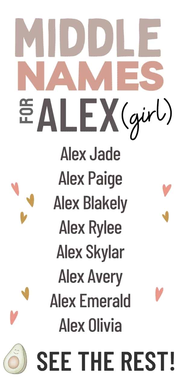 middle names for alex girl