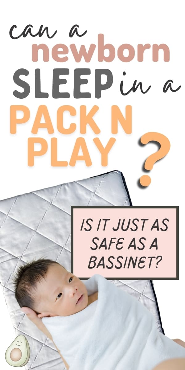 can newborn sleep in pack n play
