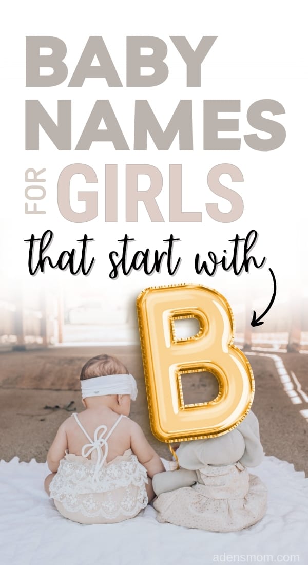 Girl Names that Start with B