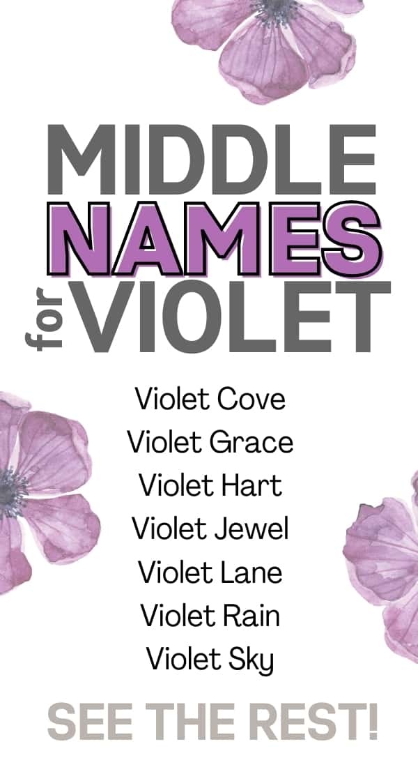 middle names for violet