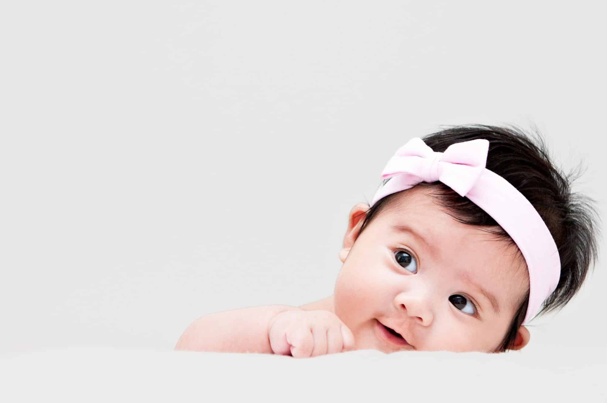 baby girl pink headband