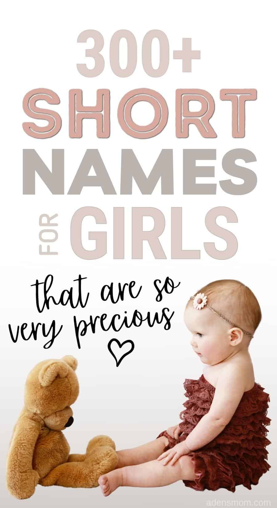 short girl names pin