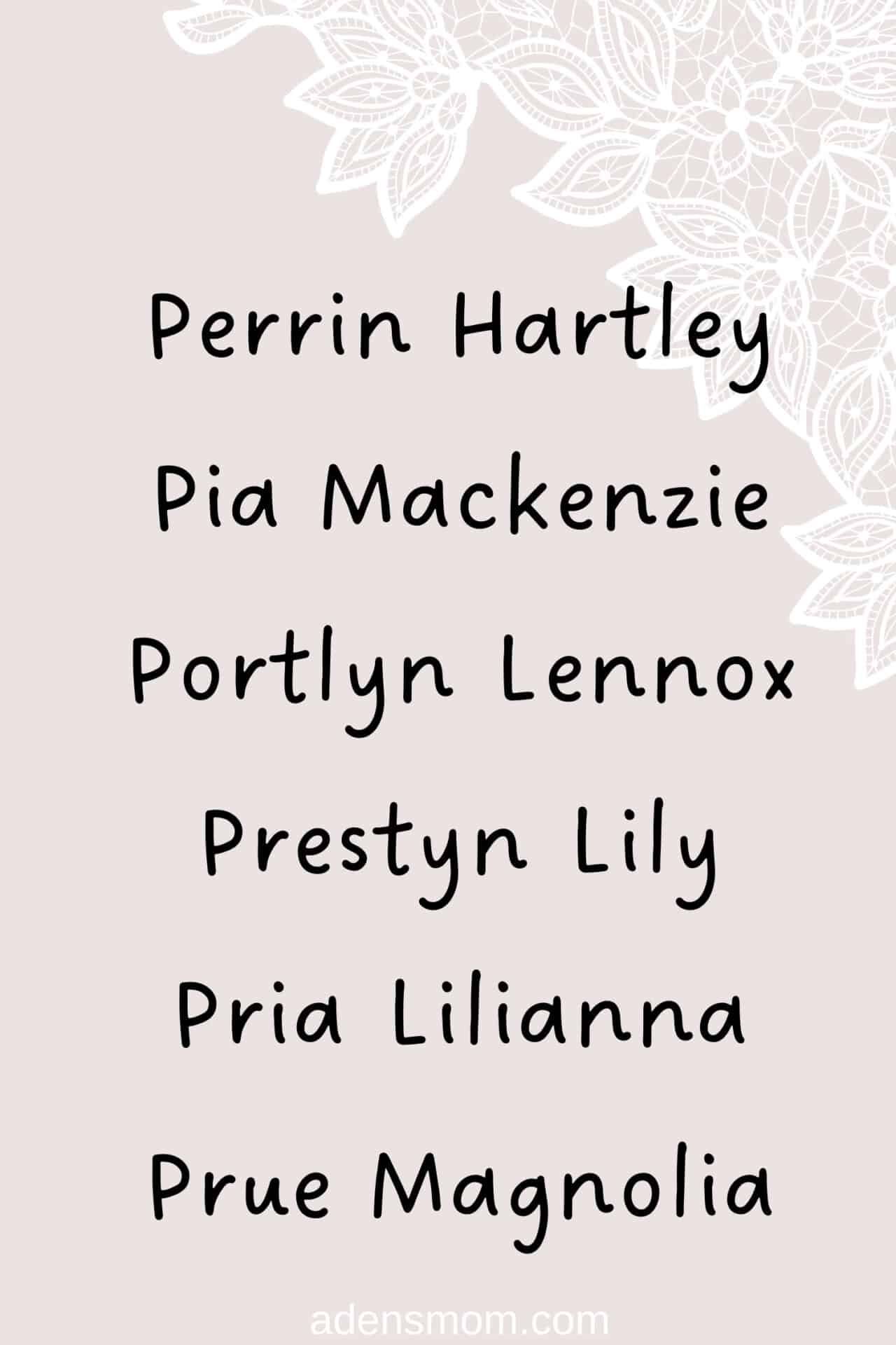 The 50 Best Girl Names that Start with P for 2025