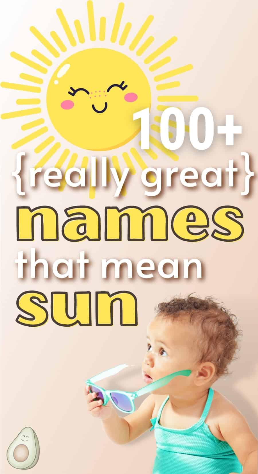 girl names that mean sun pin