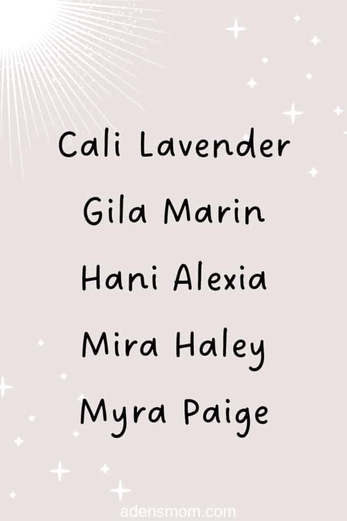 list happy 4 letter girl names