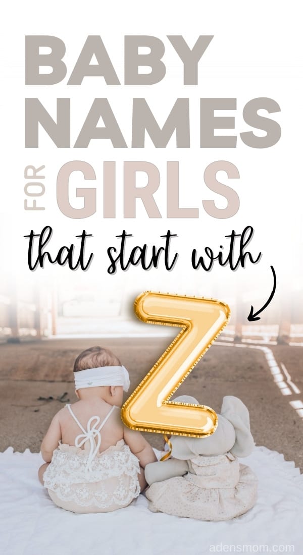 z names for girls