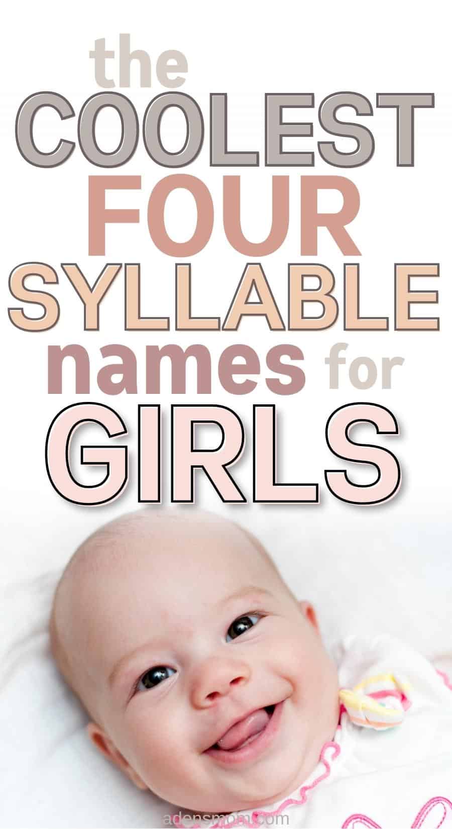 four syllable girl names pin