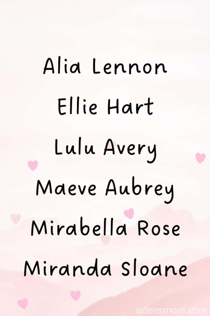 list names that mean loved one