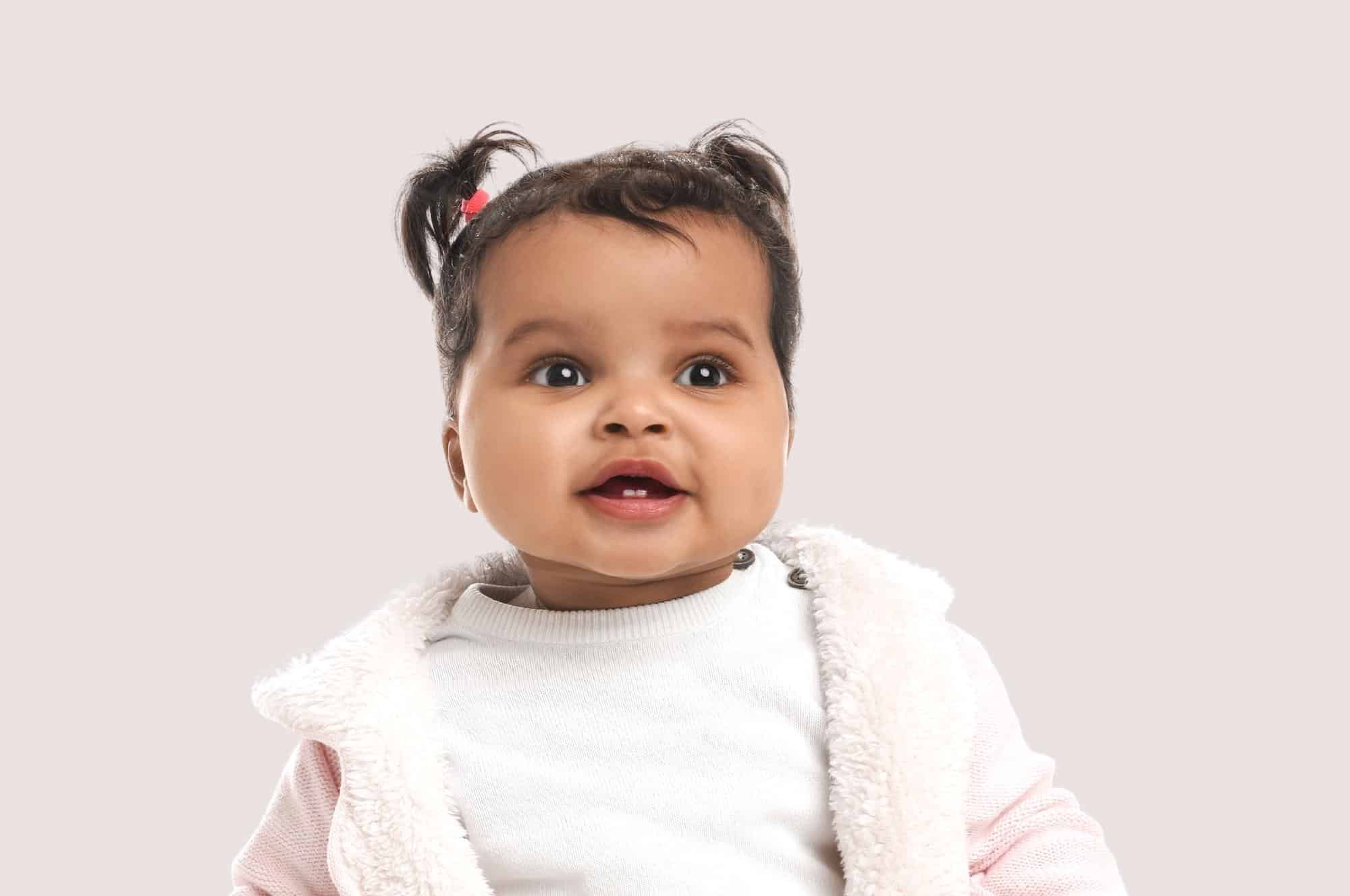 six letter girl names baby girl with pigtails