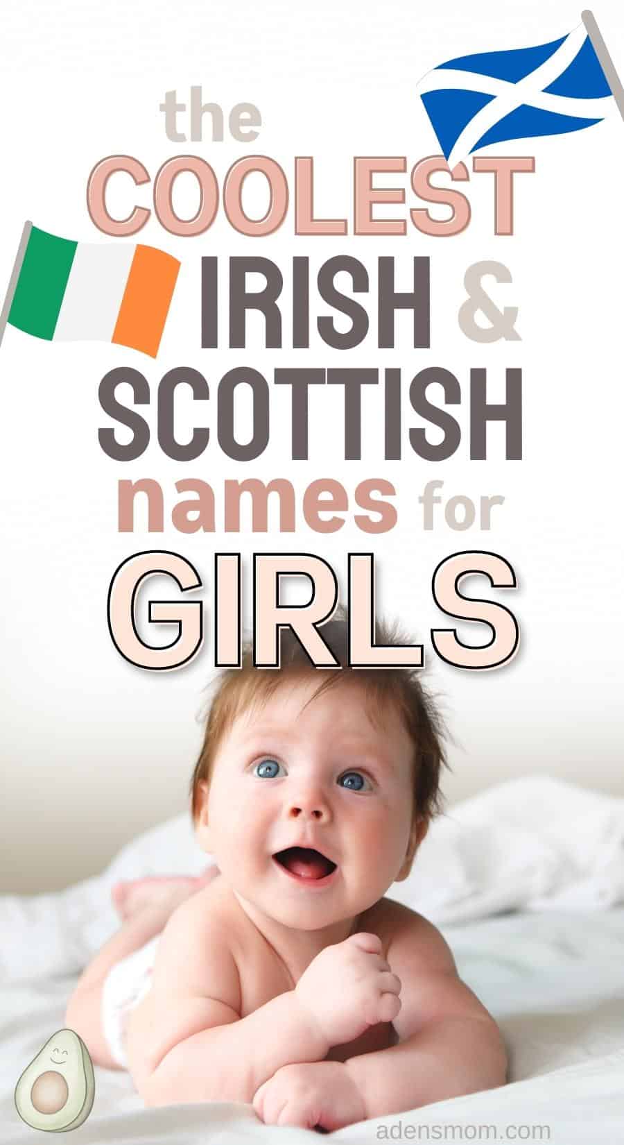 irish scottish names for girls pin