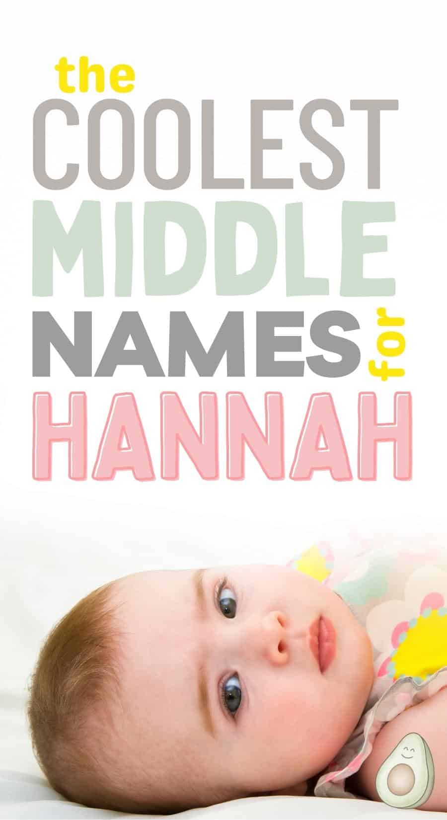 middle names for hannah pin