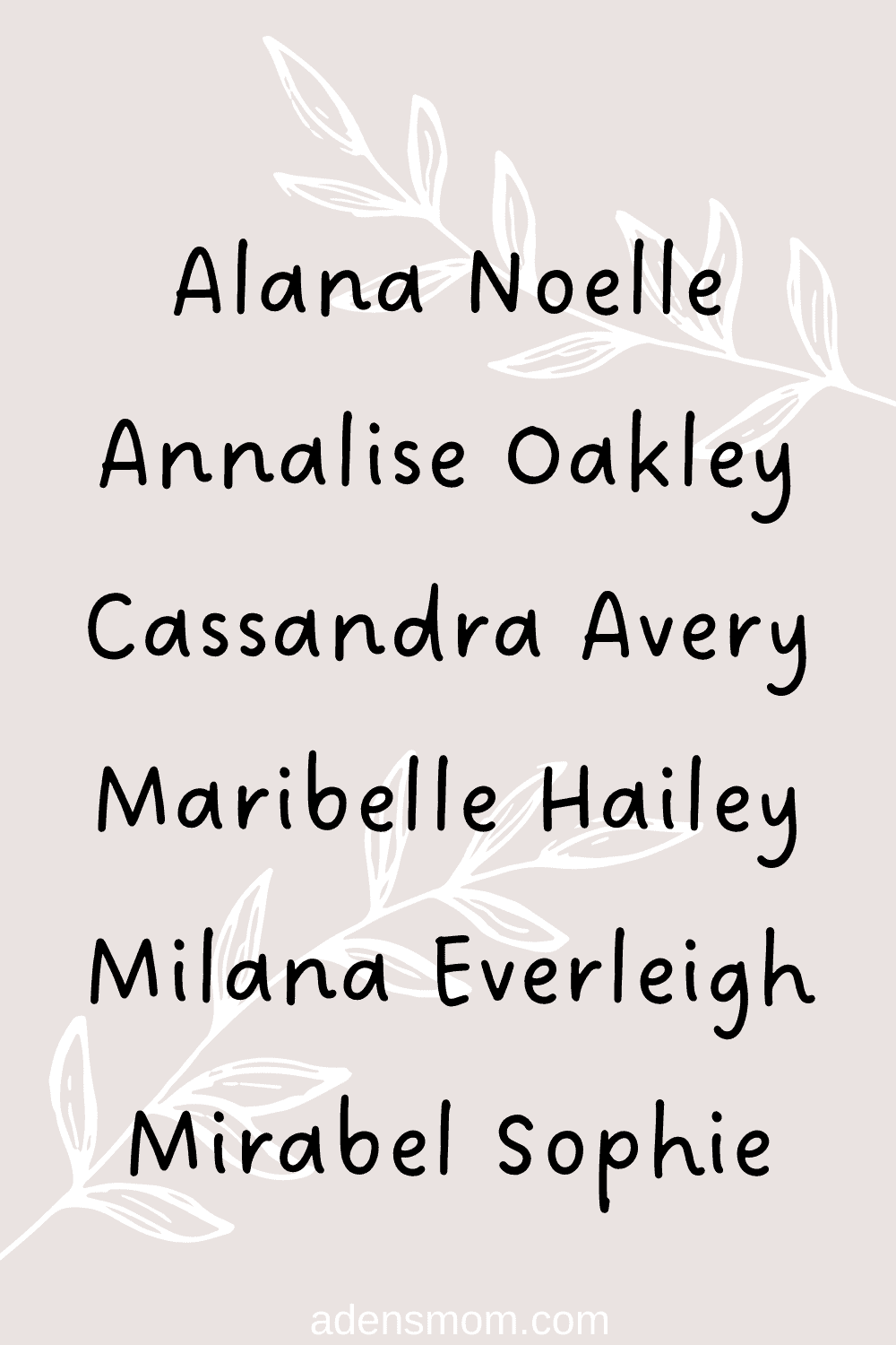 timeless girl names that mean beautiful list