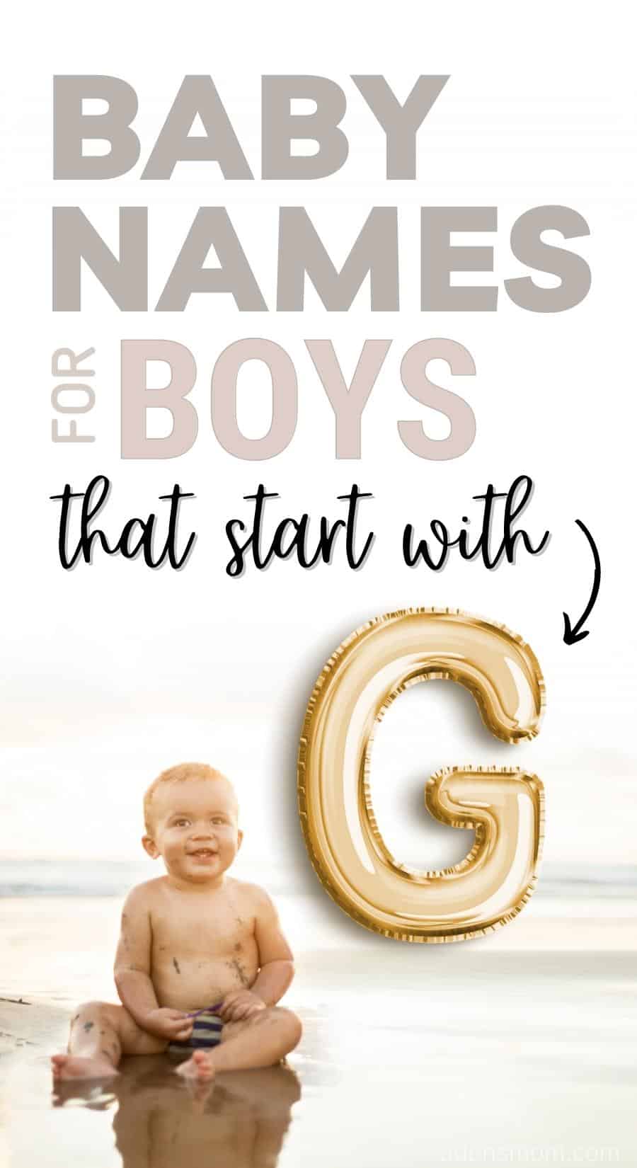 boy names that start with g pin