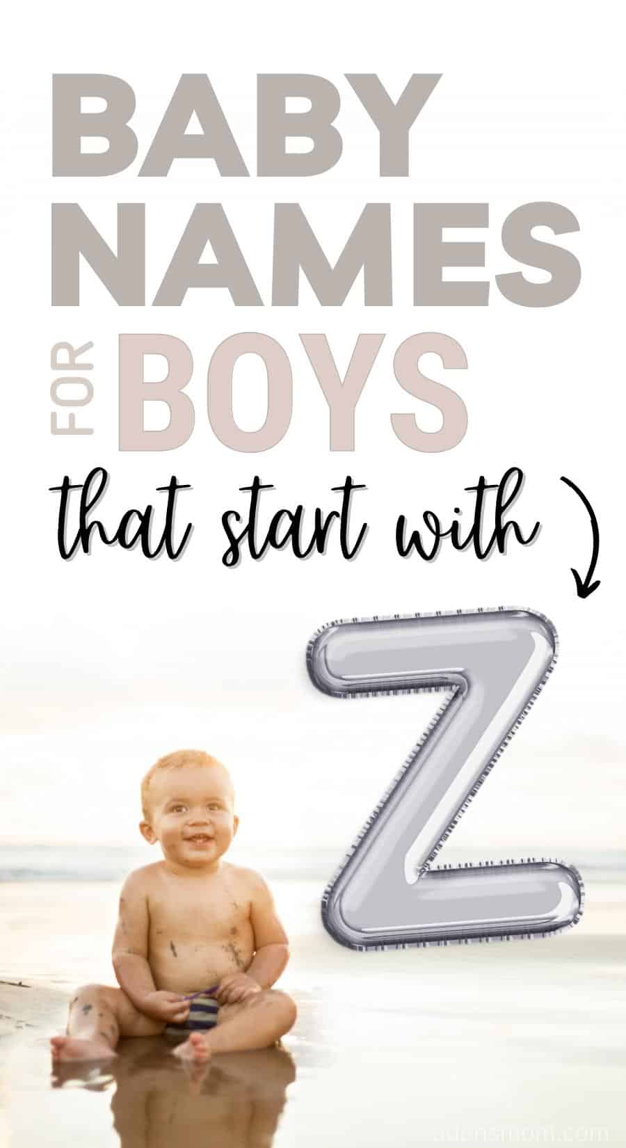 Boy Names that Start with Z pin