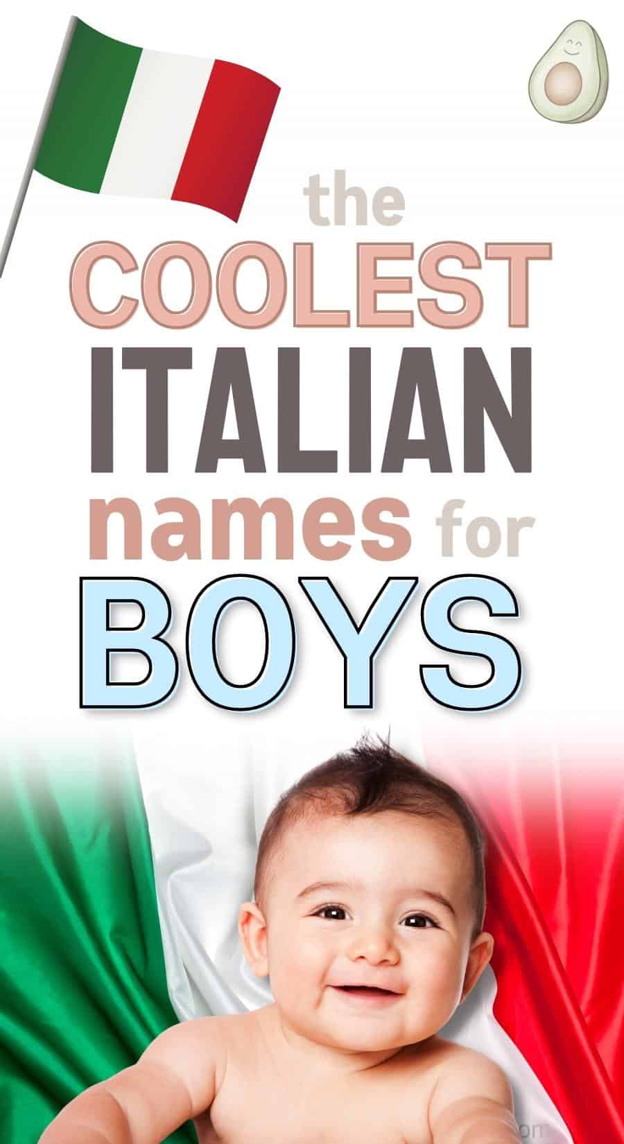 italian boy names pin