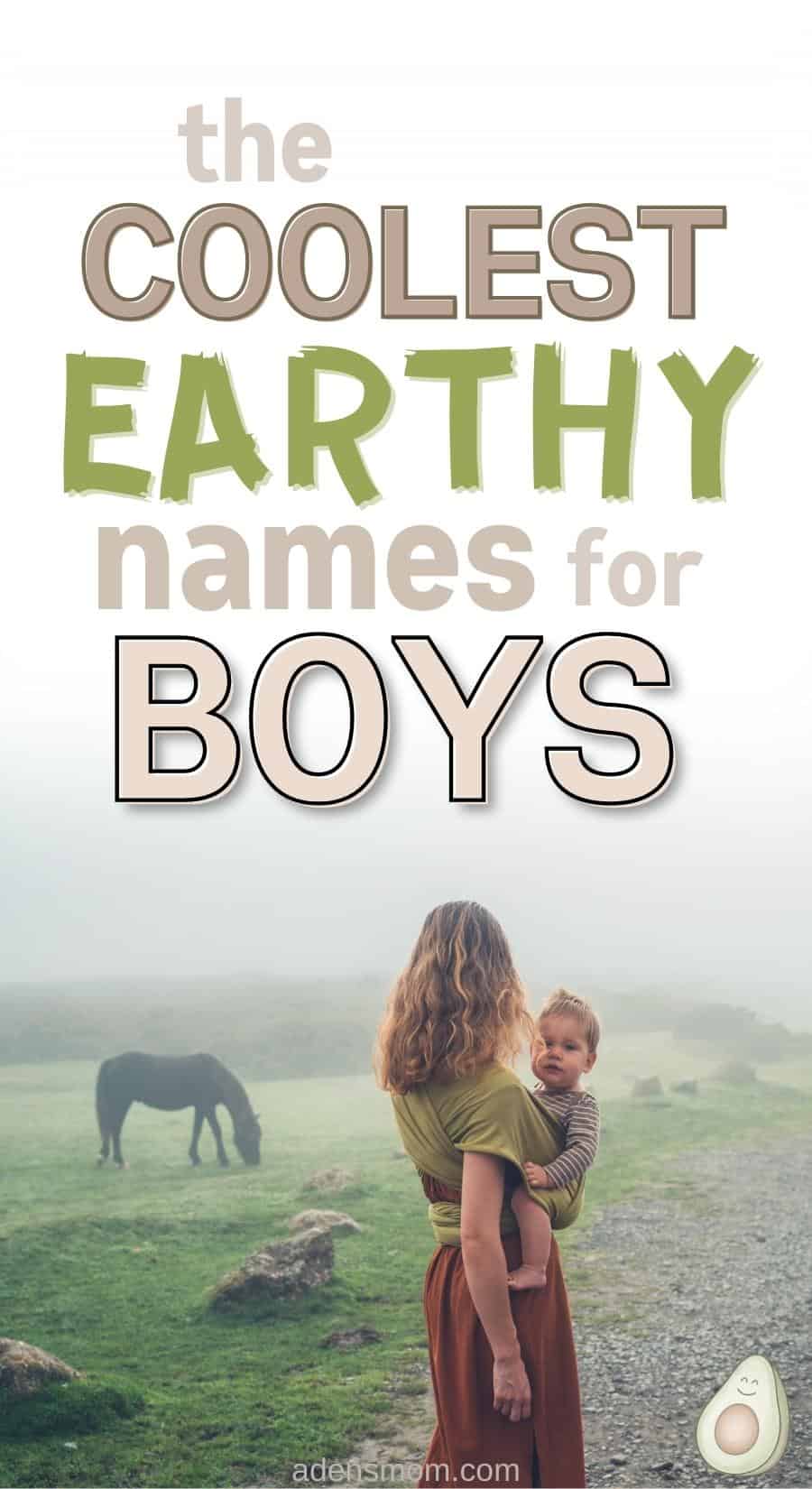 earthy boy names pin