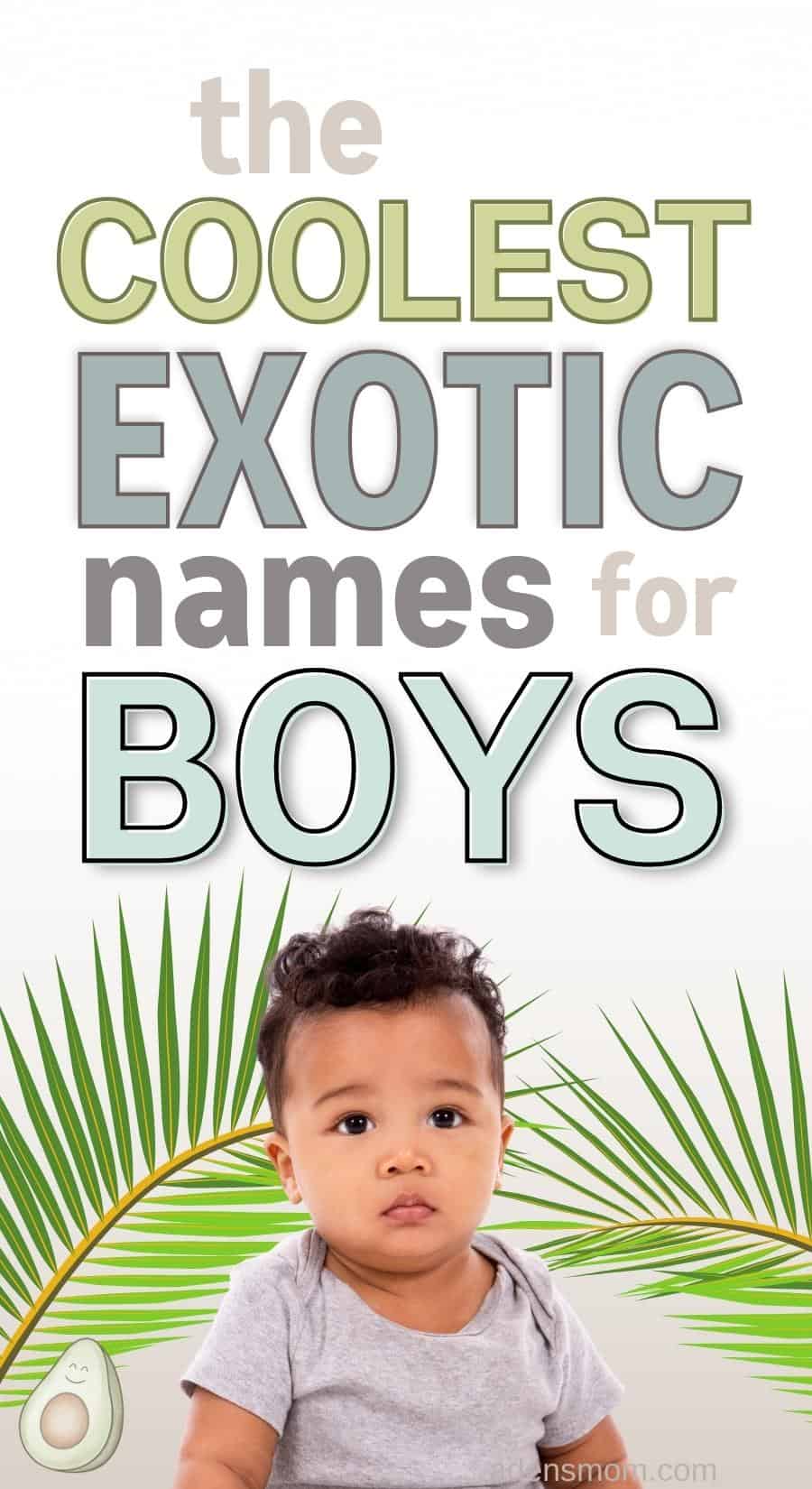 exotic boy names pin