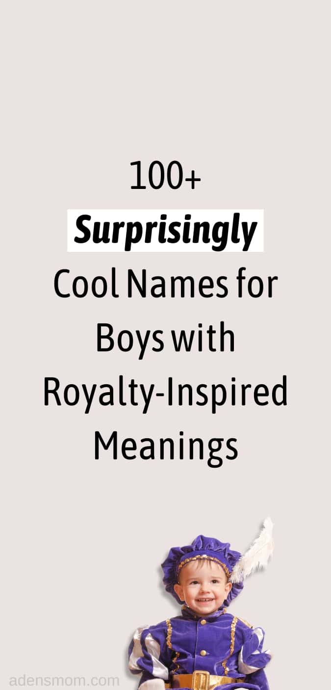 royal names for baby boys list