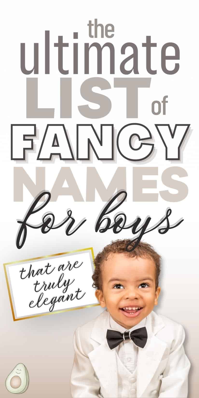 fancy boy names pin